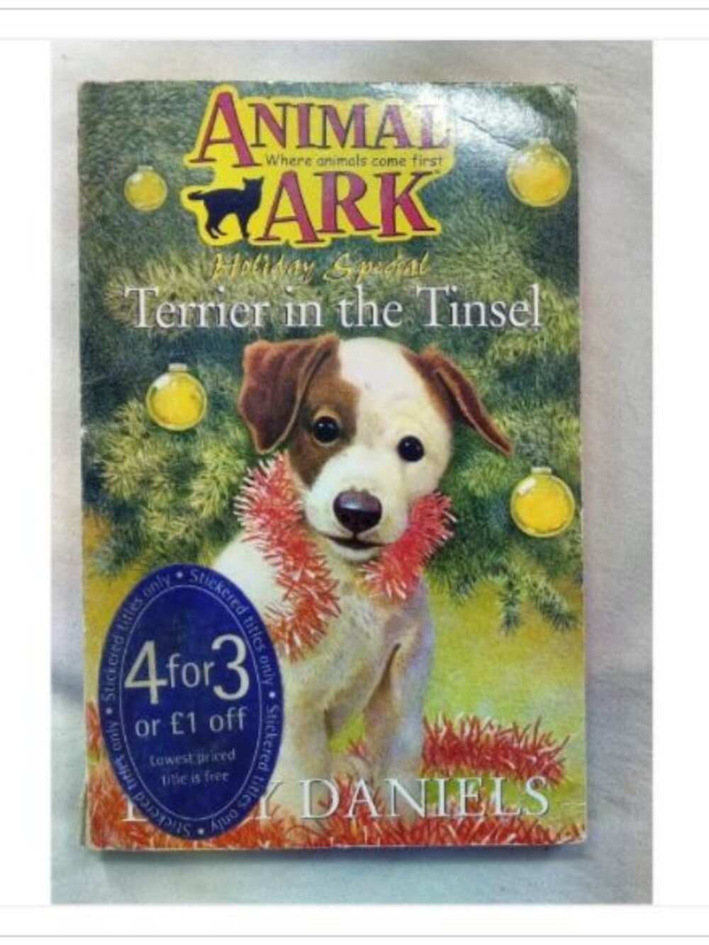 Terrier in the Tinsel Lucy Daniels 2001 First Edition Paperback Book Vintage
